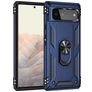 Mobigear Armor Ring Google Pixel 6 Plástico rígido Capa traseira Antichoque com anel - Azul