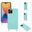 Mobigear Lanyard iPhone 14 Pro Max Silicona Funda con cuerda - Turquesa