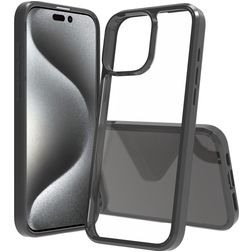 Mobigear Crystal iPhone 16 Pro Max Hardcase Etui plecki - Czarny