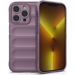 Mobigear Bumpy iPhone 14 Pro Joustava TPU Suojakuori - Violetti