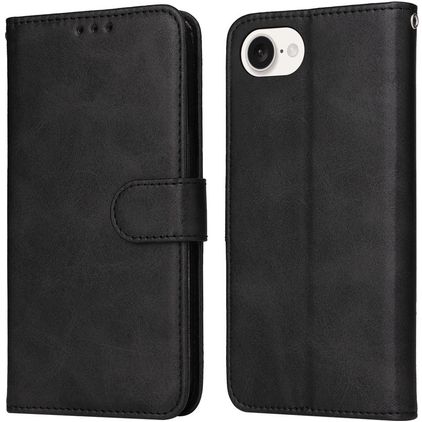 Mobigear Wallet iPhone 17e Funda tipo libro Cartera - Negro