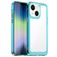 Mobigear Crystal iPhone 14 Plástico rígido Capa traseira - Transparente / Turquesa