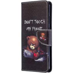 Mobigear Design Huawei P40 Pro Lompakkokotelo + Setelitasku - Do Not Touch