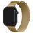 Mobilize RVS Maglia milanese Apple Watch Cinturino Chiusura magnetica - 42/41/40/38 mm - Oro