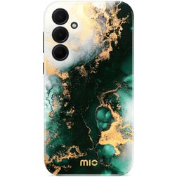 MIO Samsung Galaxy A35 MagSafe Hardcase Back cover - Green Marble