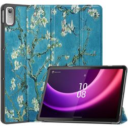 Mobigear Tri-Fold Lenovo Tab P11 Gen 2 Capa livro - Almond Blossoms