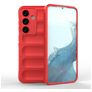 Mobigear Bumpy Samsung Galaxy S24 TPU flexível Capa traseira - Vermelho