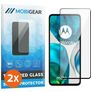Mobigear Premium Motorola Moto G82 Glas Skærmbeskytter - Case Friendly - Sort (2-pak)