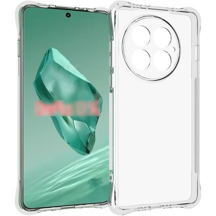 Mobigear Cushion Transparent OnePlus 13 Flexibel TPU Skal - Transparent