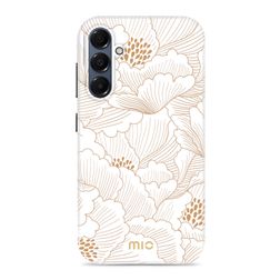 MIO Samsung Galaxy A16 MagSafe Kova Suojakuori - White Roses