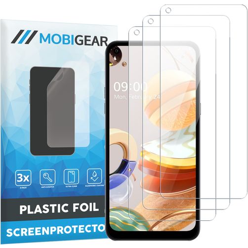 Mobigear LG K61 Skärmskydd Skyddsfilm - Skalvänligt (3-pack)