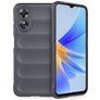 Mobigear Bumpy OPPO A17 Fleksibel TPU Bagsidecover - Koksgrå