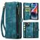 CaseMe 008 iPhone 14 Funda tipo libro 2 en 1 con carcasa extraíble Cartera - Azul