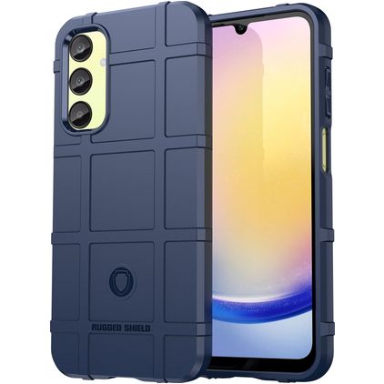 Mobigear Rugged Shield Samsung Galaxy A55 Fleksibel TPU Bagsidecover Stødsikkert - Blå