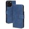 Mobiparts Classic Wallet MagSafe iPhone 16 Pro Max Funda tipo libro Cartera - Steel Blue