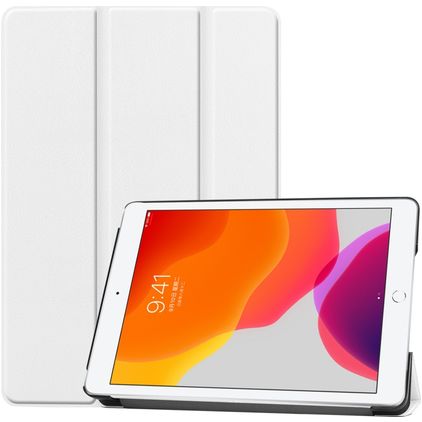 Mobigear Tri-Fold iPad 9 (2021) Funda tipo libro - Blanco