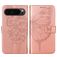 Mobigear Butterfly Google Pixel 9 Pro Pungetui med Seddelrum - Rosaguld