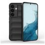 Mobigear Bumpy Samsung Galaxy S24 Flexibilní TPU Zadní kryt - Černá