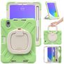 Mobigear RingGuard iPad Mini 7 (2024) Plastica rigida / Silicone Back cover + Portapenna + Tracolla + Supporto - Verde