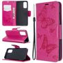 Mobigear Butterfly Samsung Galaxy S20 Cover a libro portafoglio - Magenta