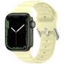Mobigear Bumpy Silikoni Apple Watch Ranneke Solki - 49/46/45/44 mm - Keltainen