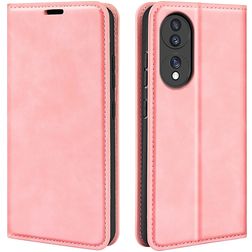 Mobigear Retro Slim HONOR 70 Funda tipo libro Cartera - Rosa