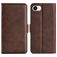 Mobigear Slim Magnet iPhone 17e Capa livro Carteira - Castanho