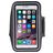 Mobigear Puhelinpidike juoksuun Neopreeni Käsivarsikotelo Urheilukotelo (max 16 cm x 8 cm) - Musta