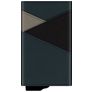 Valenta Snap Leather Card Holder - 9 Cards - Blue