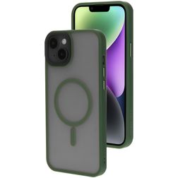Mobiparts Hardcover iPhone 14 Plus MagSafe Hardcase Back cover - Satin Green