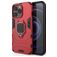 Mobigear Armor Ring iPhone 13 Pro Hardcase Back cover Antiurto con anello - Rosso