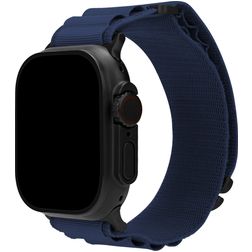 Mobilize Alpine Nylon Apple Watch Urrem Spændelås - 49/46/45/44 mm - Blå