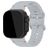 Mobilize Buckle Silikone Apple Watch Urrem Spændelås - 42/41/40/38 mm - Grå