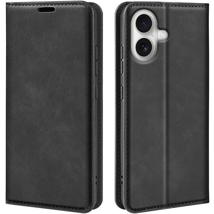 Mobigear Retro Slim iPhone 17 Funda tipo libro Cartera - Negro