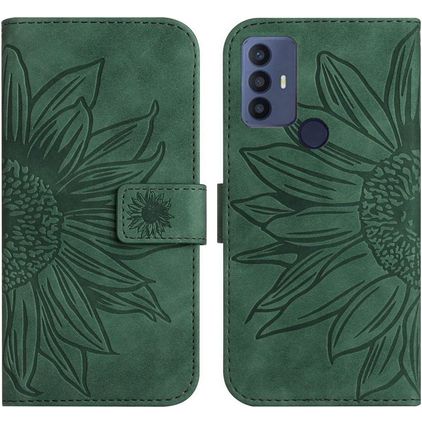 Mobigear Sunflower TCL 30 SE Pungetui med Seddelrum - Grøn