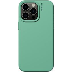 Nudient Base iPhone 15 Pro Max Silikon Skal - Mint Green