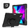 Mobigear SureGrip XGuard iPad Pro 13 polegadas (2024) Capa Plástico rígido / Silicone Capa traseira + Suporte para caneta stylus + Alça de ombro + Suporte - Preto