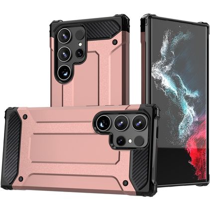 Mobigear Outdoor Samsung Galaxy S24 Ultra Hardcase Back cover Antiurto - Oro rosa