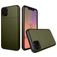 Mobigear Card iPhone 11 Pro Hard Case Back cover Shockproof with Card Holder - Army Green