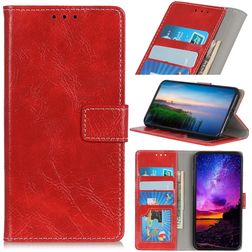 Mobigear Basic Samsung Galaxy A20e Cover a libro portafoglio - Rosso