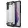 Mobigear Outdoor Samsung Galaxy S21 FE Kova Suojakuori Iskunkestävä - Hopea