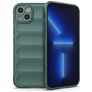 Mobigear Bumpy iPhone 14 Plus TPU flexível Capa traseira - Verde