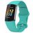 Mobigear Sport Dual Bracelete Silicone Fecho de pino e passador para Fitbit Charge 5 - Turquesa