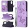 Mobigear Butterfly POCO M3 Etui z klapką typu portfel - Fioletowy
