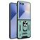 Mobigear Armor Ring Samsung Galaxy Z Flip 7 Hårdt Bagsidecover Stødsikkert med ringholder - Grøn