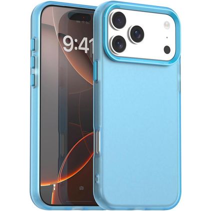 Mobigear Crystal iPhone 17 Pro Max Hardcase Etui plecki - Niebieski