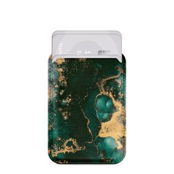 MIO Card Holder - 3 Cards - MagSafe Compatible - Green Marble