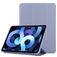 Mobigear Tri-Fold Gel iPad Air 5 (2022) TPU / Leatherette Wallet case - Purple