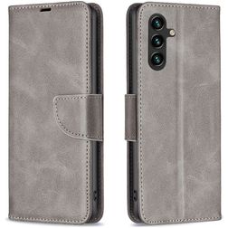 Mobigear Excellent Samsung Galaxy A56 Cover a libro portafoglio - Grigio