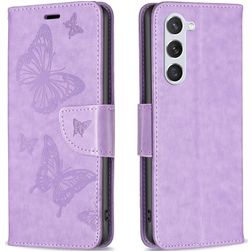 Mobigear Butterfly Samsung Galaxy S23 Funda tipo libro Cartera - Morado